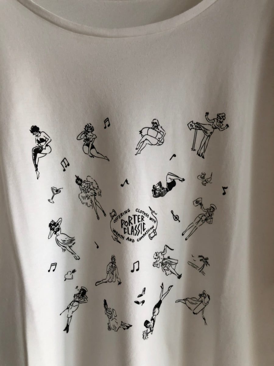 Porter Classic T-SHIRT / PIN UP GIRLS ポータークラシック Tシャツ