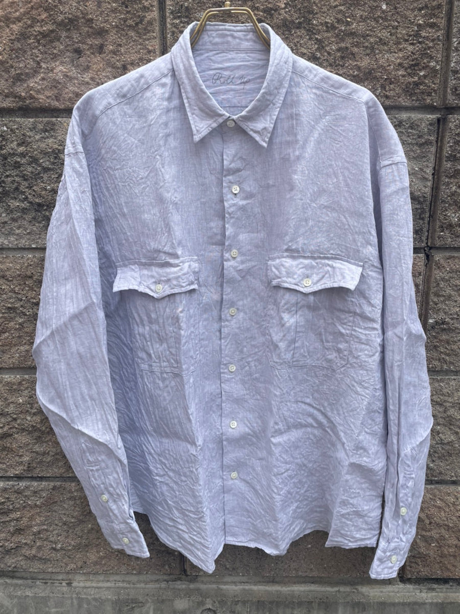 Porter Classic ROLL UP LINEN SHIRT (LEGGIUNO GHIBLI SOFT LINEN