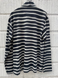 Porter Classic ARTIST BORDER ZIP UP TURTLENECK  ポータークラシック アーティストボーダージップアップタートルネック