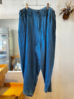 Porter Classic INDIGO LINEN BEBOP PANTS ポータークラシック インディゴリネンビバップパン