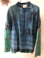 Porter Classic H/W CUSTOM FLANNEL SHIRTS　ポータークラシック ハンドワークカスタムフランネルシャツ