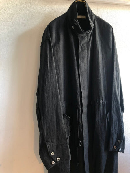 【美品】suzuki takayuki　military coat　blackblack