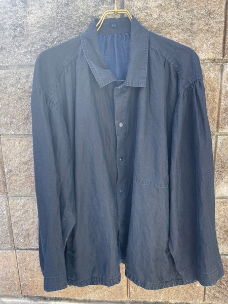 Porter Classic FARMER'S LINEN GATHERED JACKET -INDIGO- ポーター