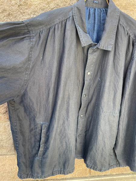 Porter Classic FARMER'S LINEN GATHERED JACKET -INDIGO- ポーター